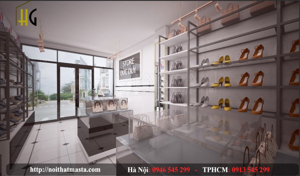 Thiết kế shop giày - chị quỳnh 